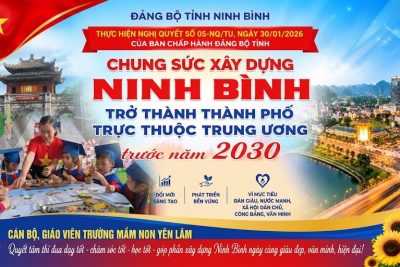 Cán bộ, giáo viên Trường Mầm non Yên Lâm quyết tâm thực hiện thắng lợi Nghị quyết 05-NQ/TU